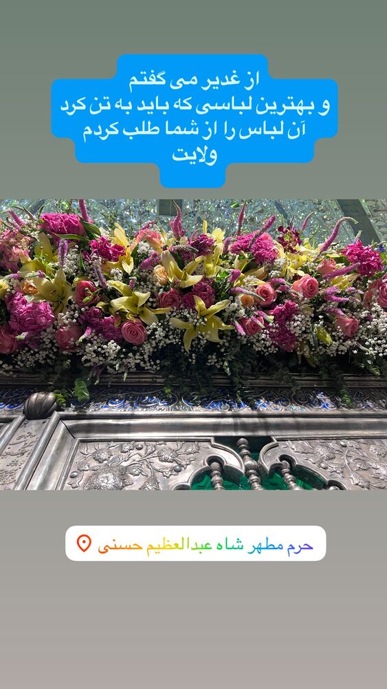  جدید ترین استوری اینستاگرام آزاده آل ایوب