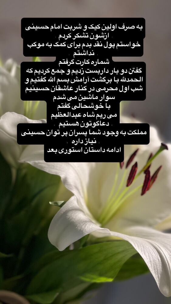  جدید ترین استوری اینستاگرام آزاده آل ایوب