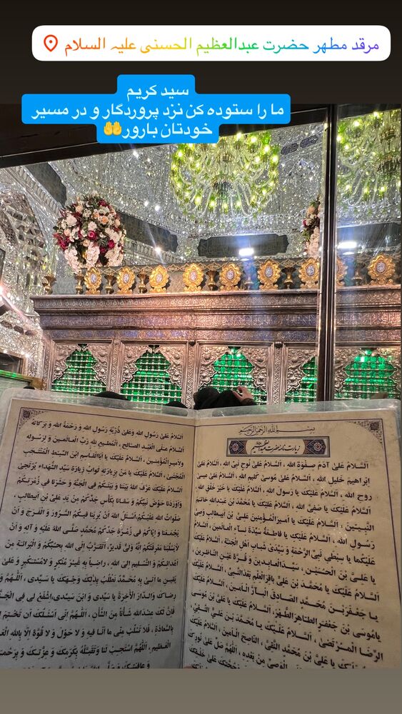  جدید ترین استوری اینستاگرام آزاده آل ایوب