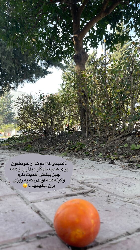  جدید ترین استوری اینستاگرام آزاده شایسته