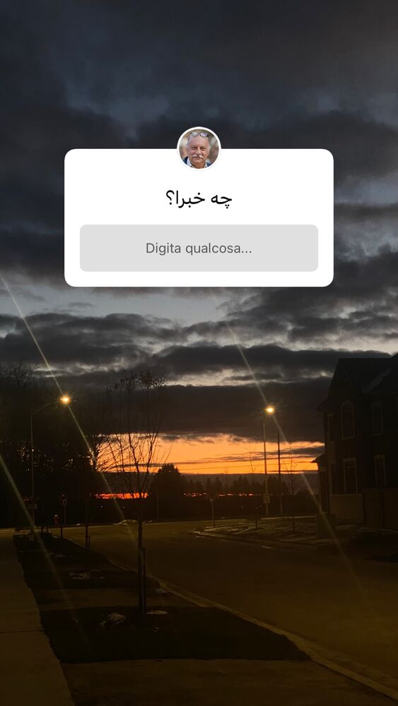  جدید ترین استوری اینستاگرام بابک رکریمی