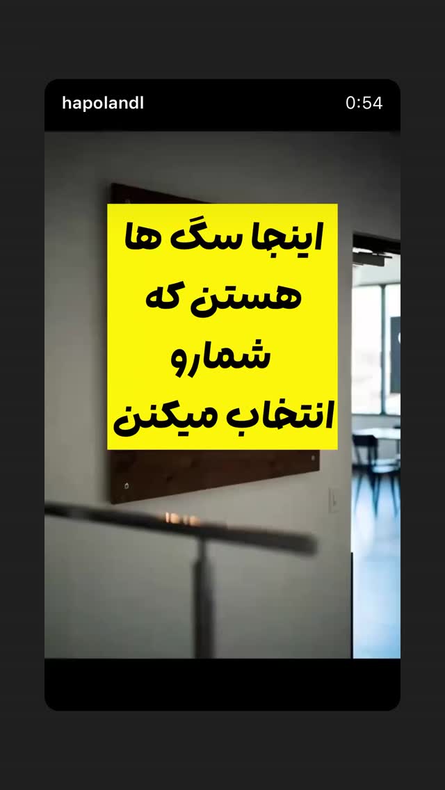  جدید ترین استوری اینستاگرام بابک رکریمی