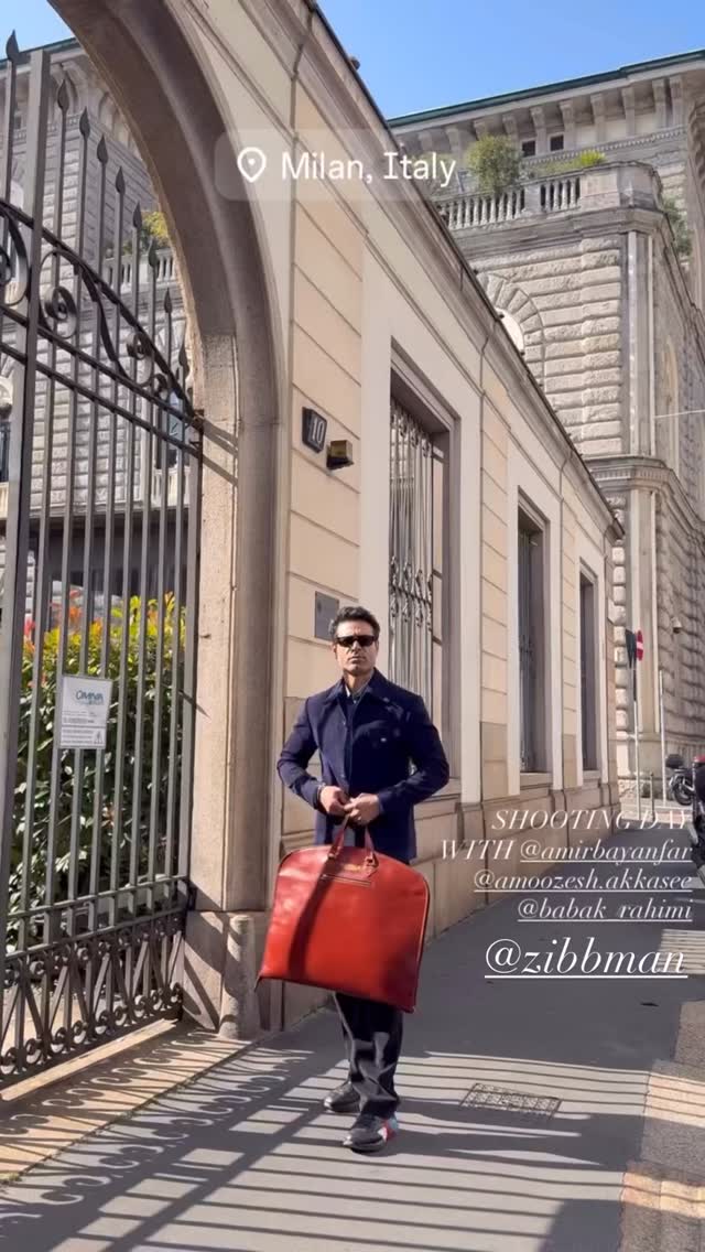  جدید ترین استوری اینستاگرام بابک رحیمی