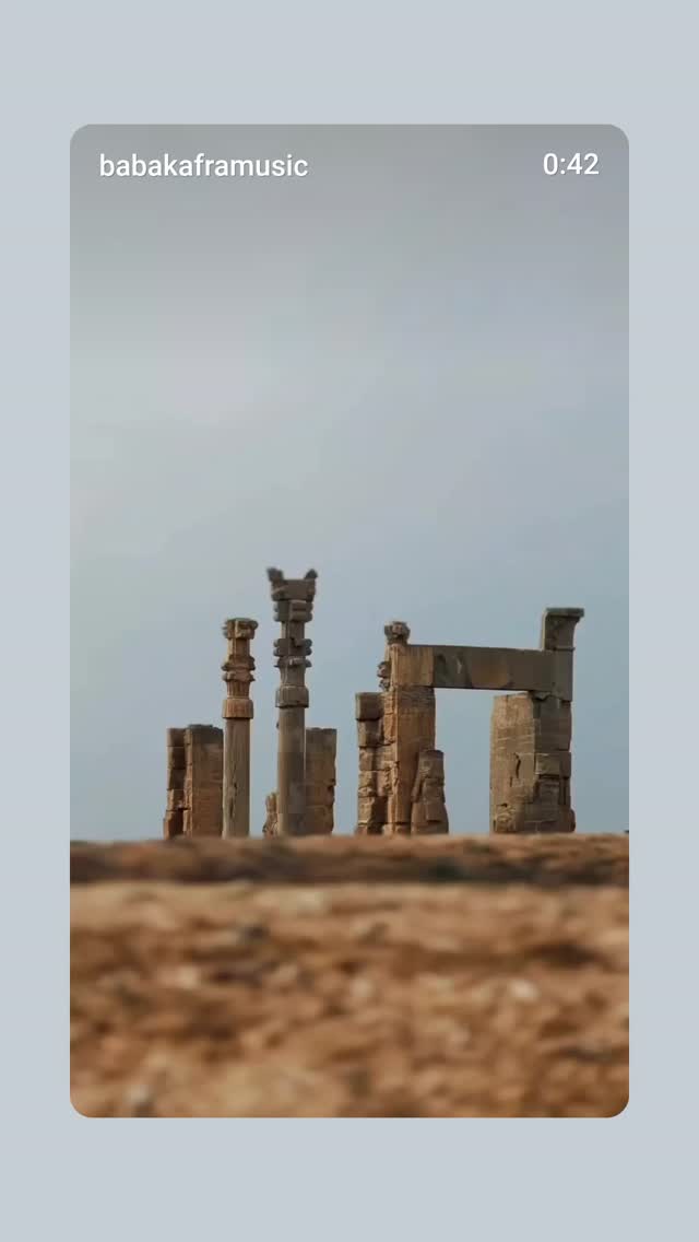  جدید ترین استوری اینستاگرام بابک افرا