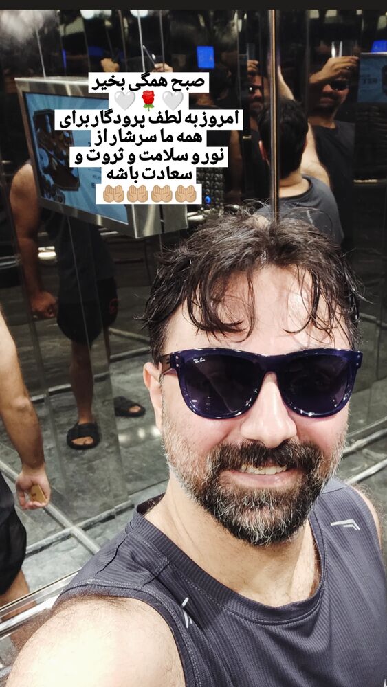  جدید ترین استوری اینستاگرام بابک انصاری