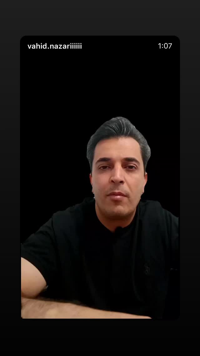  جدید ترین استوری اینستاگرام بابک بختیاری