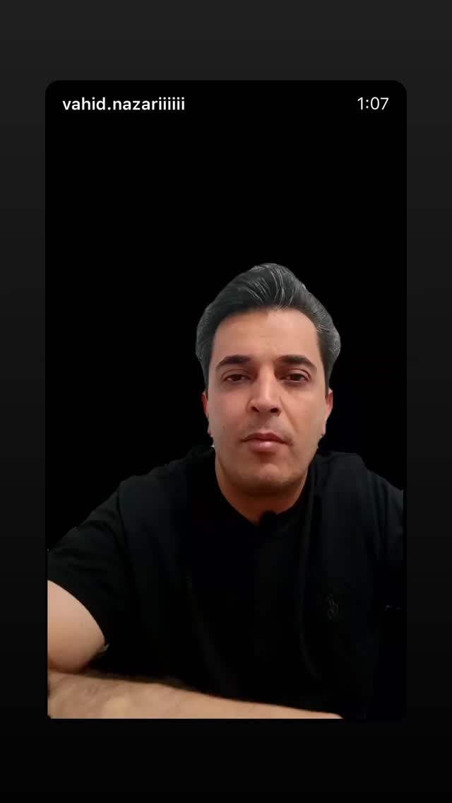  جدید ترین استوری اینستاگرام بابک بختیاری