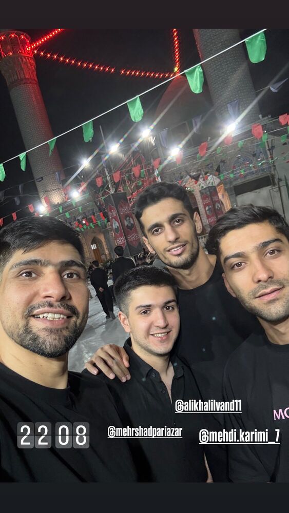  جدید ترین استوری اینستاگرام باقر محمدی