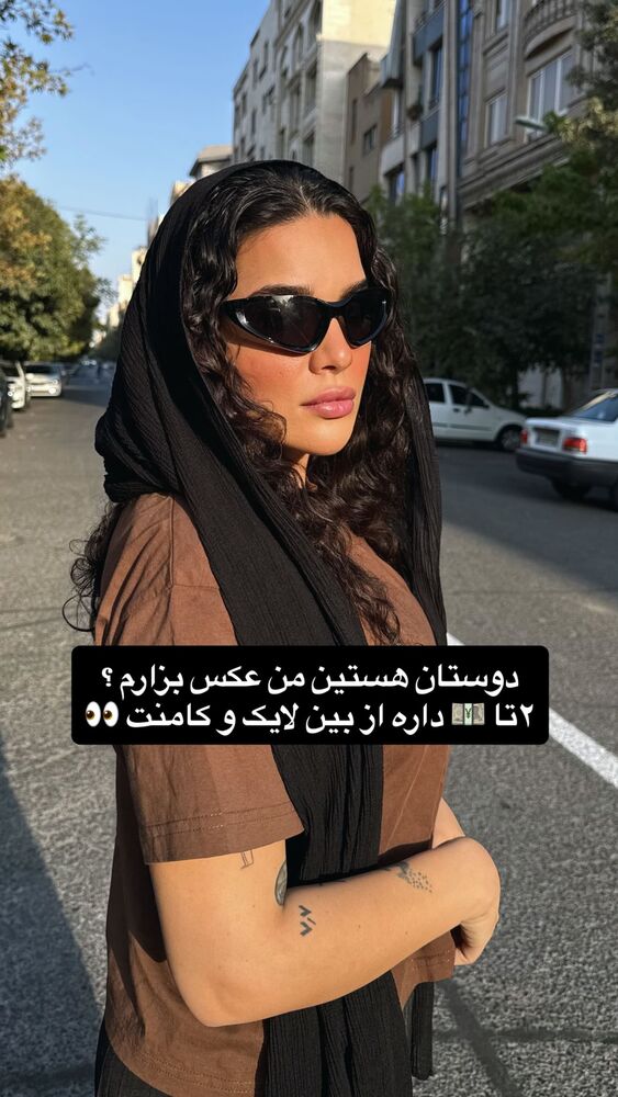  جدید ترین استوری اینستاگرام بهار اسحاقی