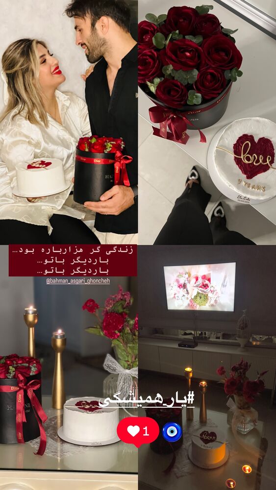  جدید ترین استوری اینستاگرام بهنام عسگری غنچه