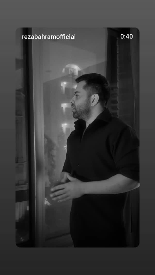  جدید ترین استوری اینستاگرام بهمن بابازاده