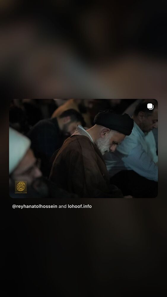  جدید ترین استوری اینستاگرام سیدعلی بنی فاطمه