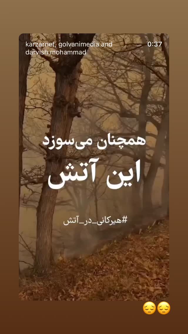  جدید ترین استوری اینستاگرام نازنین بیاتی