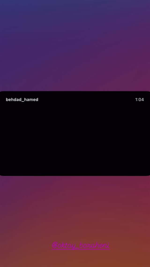  جدید ترین استوری اینستاگرام حامد بهداد