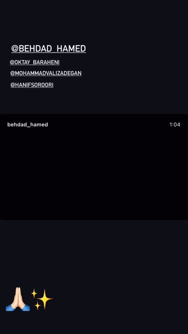  جدید ترین استوری اینستاگرام حامد بهداد