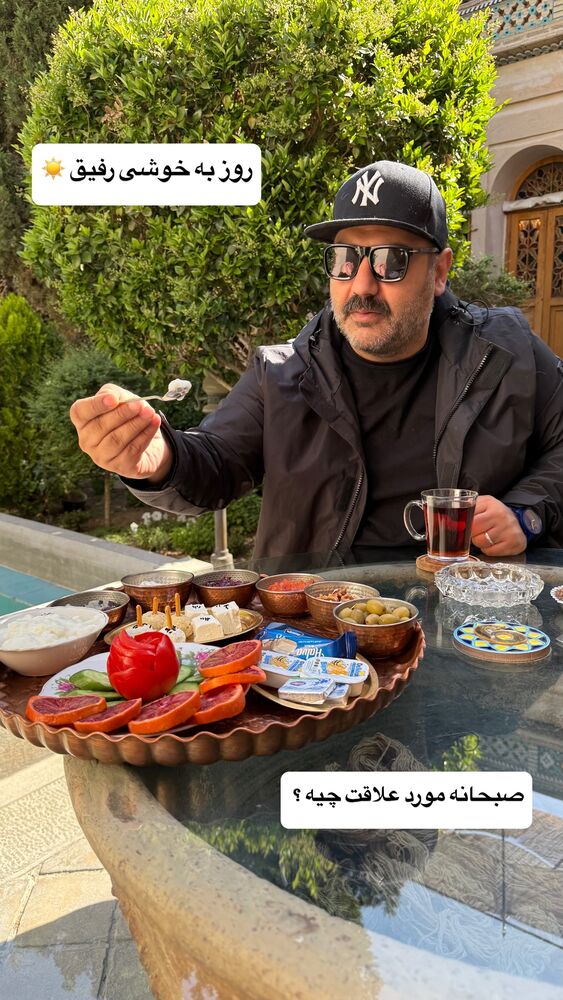  جدید ترین استوری اینستاگرام آشپزی با بهنام