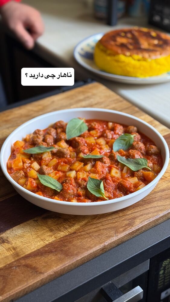  جدید ترین استوری اینستاگرام آشپزی با بهنام