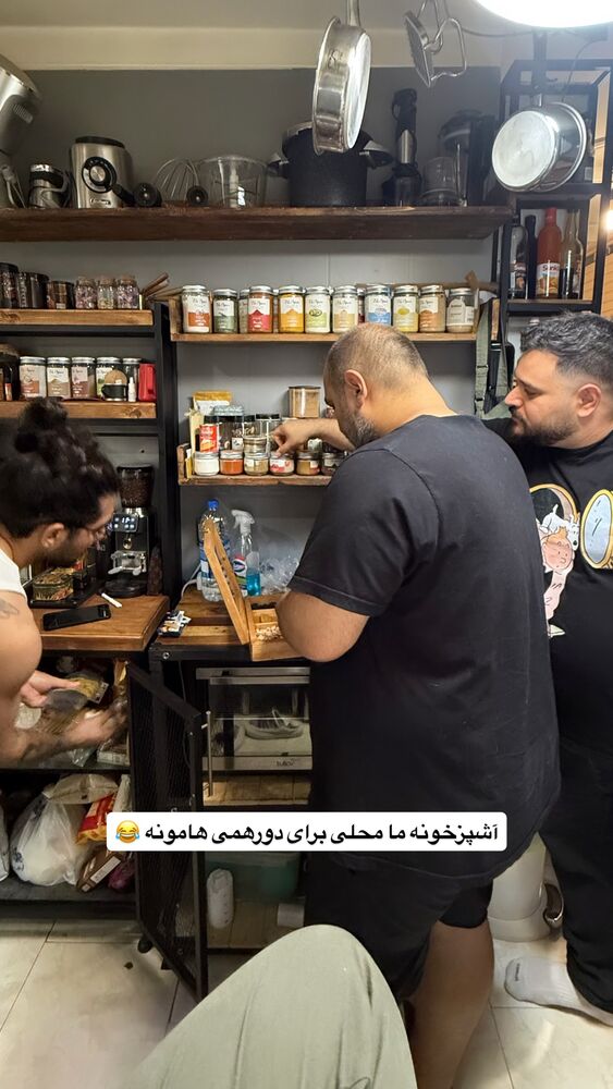  جدید ترین استوری اینستاگرام آشپزی با بهنام