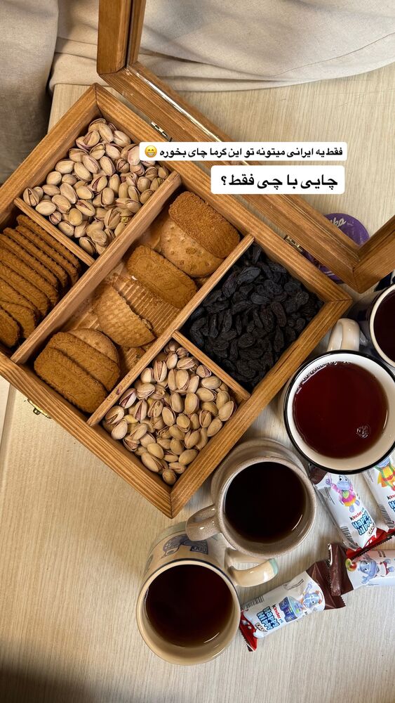  جدید ترین استوری اینستاگرام آشپزی با بهنام