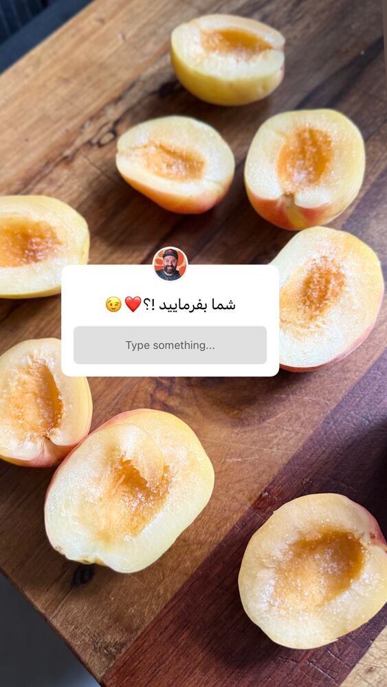  جدید ترین استوری اینستاگرام آشپزی با بهنام