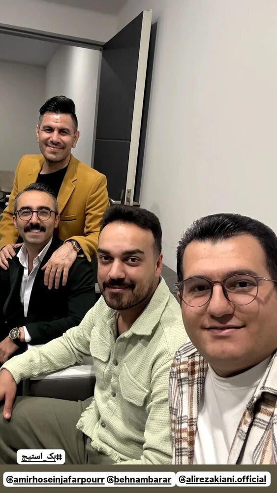  جدید ترین استوری اینستاگرام بهنام برار