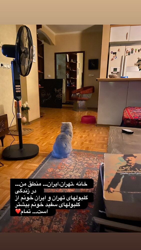  جدید ترین استوری اینستاگرام بهنوش بختیاری