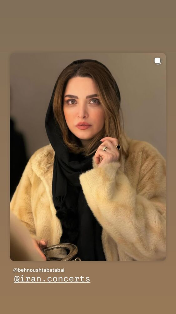  جدید ترین استوری اینستاگرام بهنوش طباطبایی