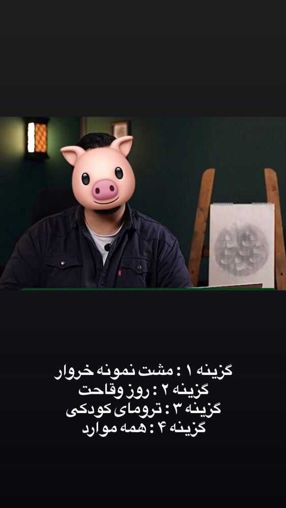 جدید ترین استوری اینستاگرام بهرنگ علوی