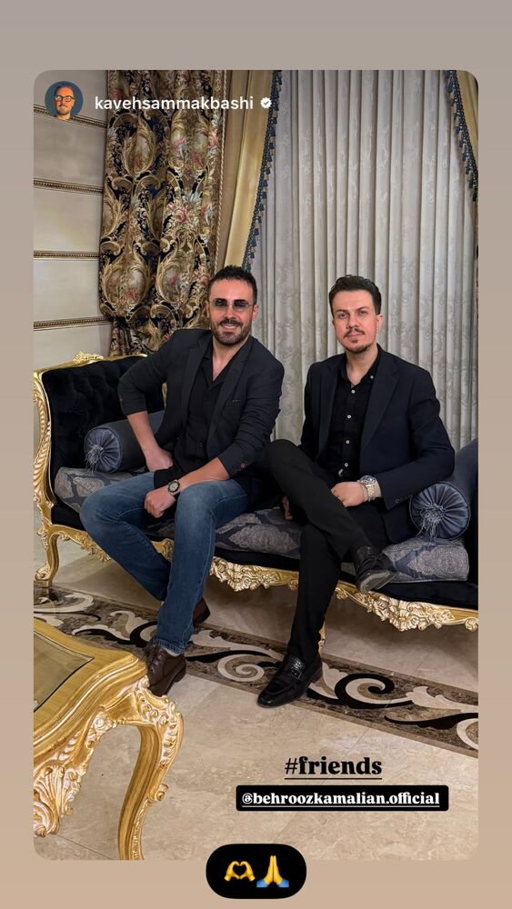  جدید ترین استوری اینستاگرام بهروز کمالیان