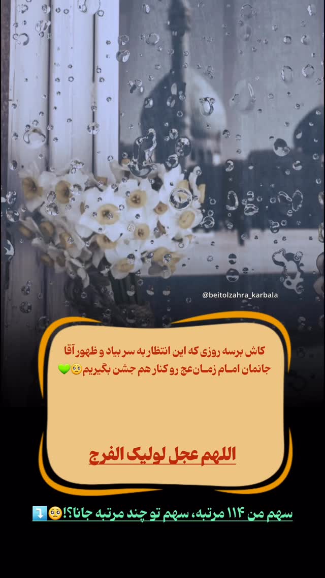  جدید ترین استوری اینستاگرام موکب بیت الزهرا