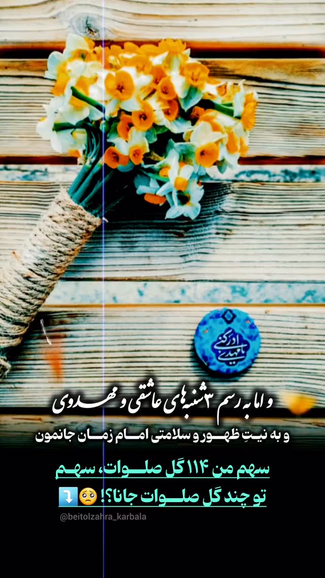  جدید ترین استوری اینستاگرام موکب بیت الزهرا
