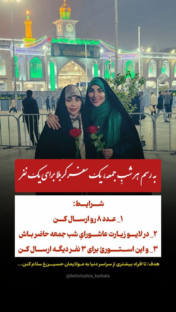 جدید ترین استوری اینستاگرام موکب بیت الزهرا