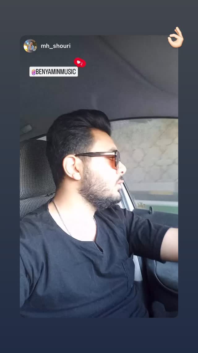  جدید ترین استوری اینستاگرام بنیامین بهادری