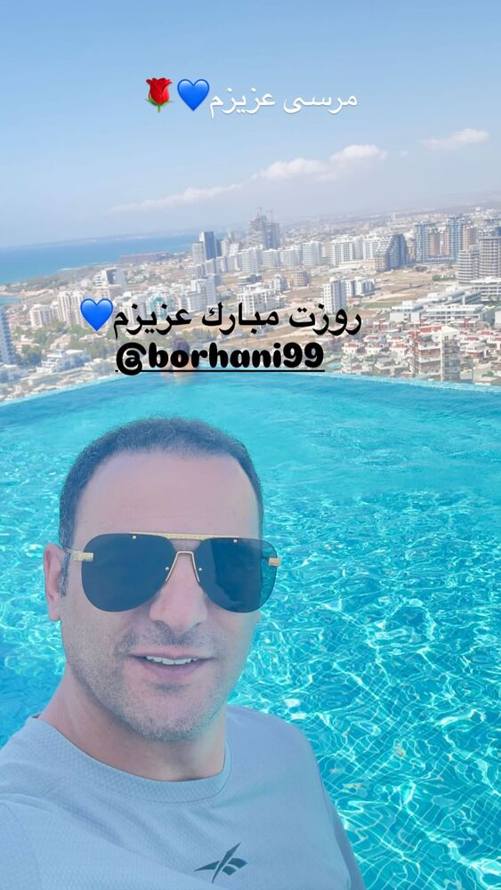  جدید ترین استوری اینستاگرام آرش برهانى