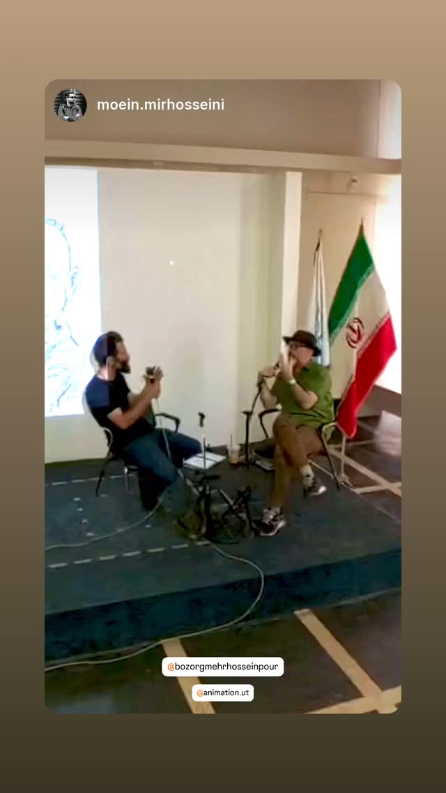  جدید ترین استوری اینستاگرام بزرگمهر حسین پور