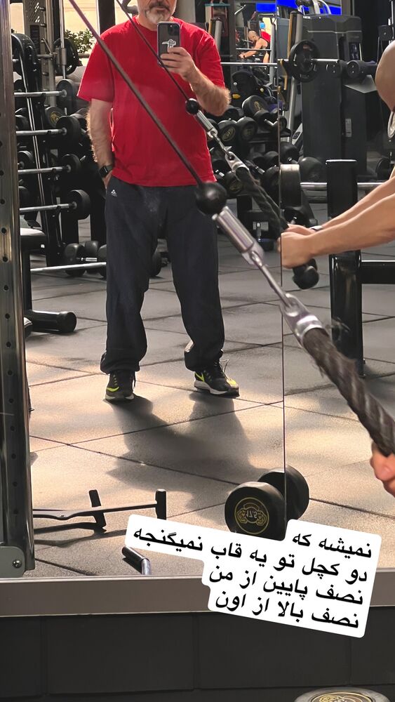  جدید ترین استوری اینستاگرام بزرگمهر حسین پور