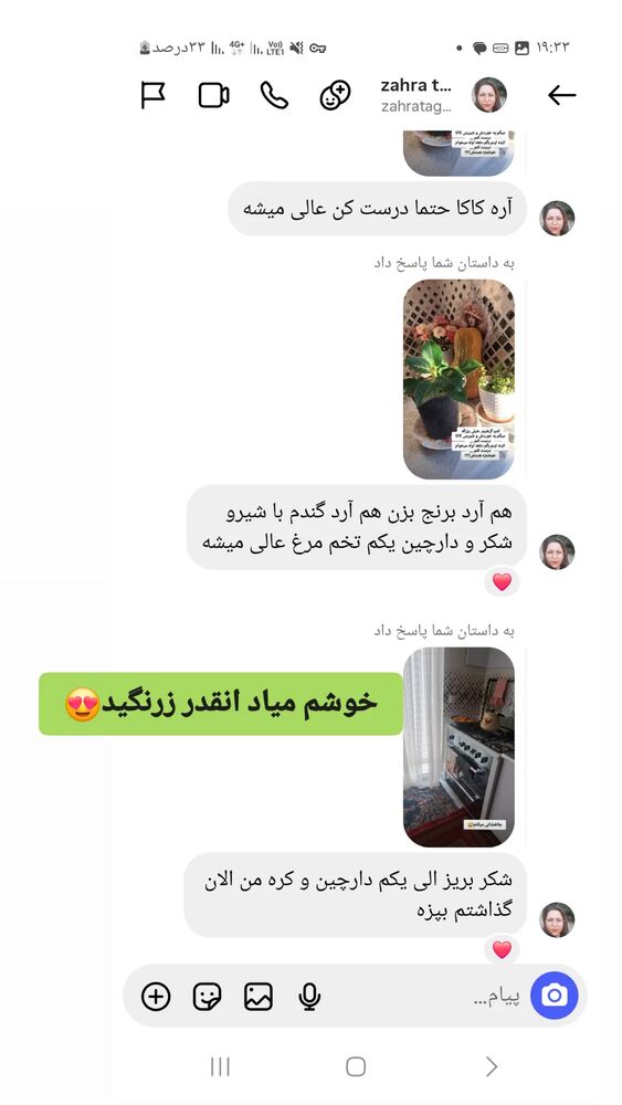  جدید ترین استوری اینستاگرام الهه خانم
