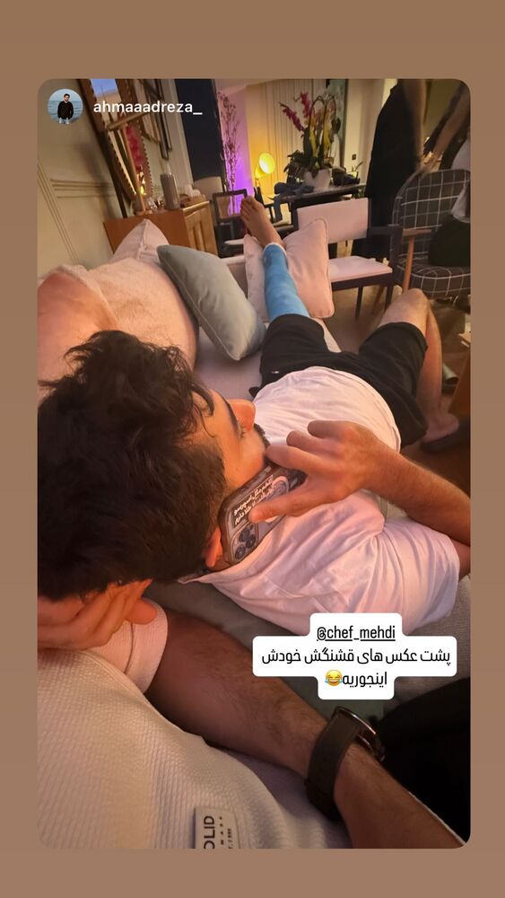  جدید ترین استوری اینستاگرام مهدی ذکایی