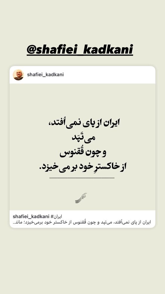  جدید ترین استوری اینستاگرام داریوش فرضیایی