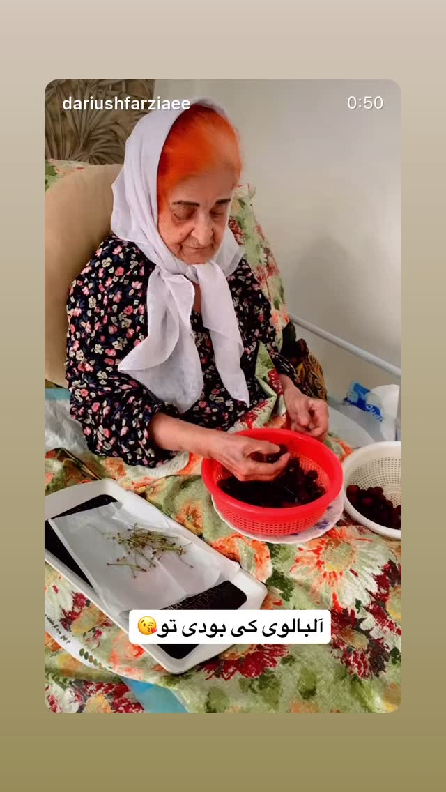  جدید ترین استوری اینستاگرام داریوش فرضیایی