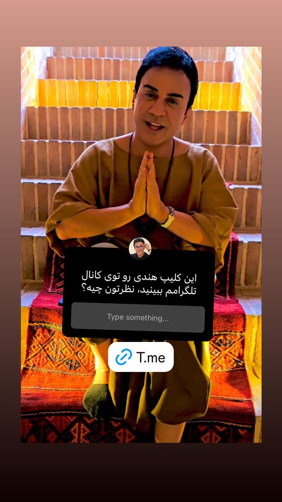  جدید ترین استوری اینستاگرام داریوش فرضیایی