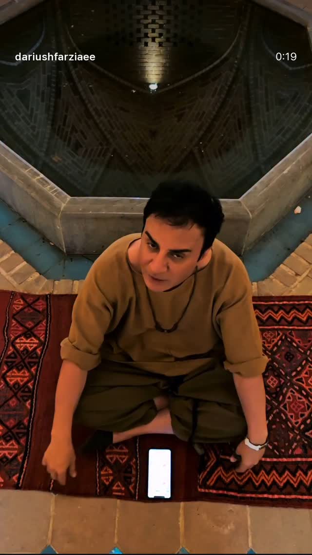  جدید ترین استوری اینستاگرام داریوش فرضیایی