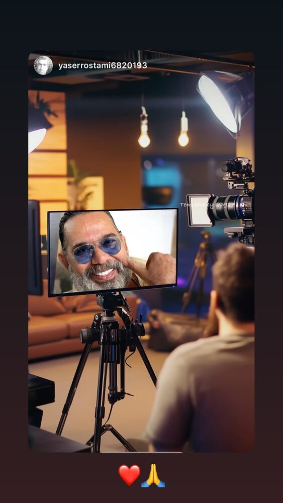  جدید ترین استوری اینستاگرام داریوش سلیمی