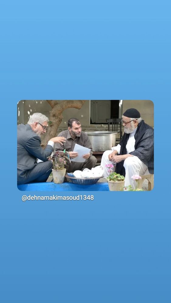  جدید ترین استوری اینستاگرام مسعود ده نمکی
