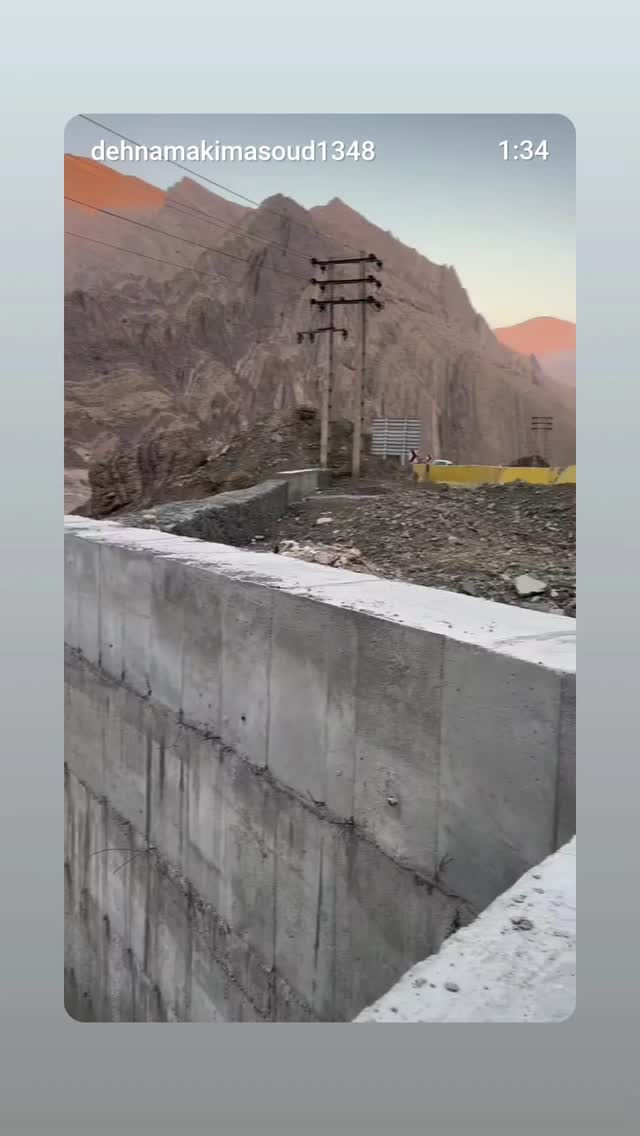  جدید ترین استوری اینستاگرام مسعود ده نمکی