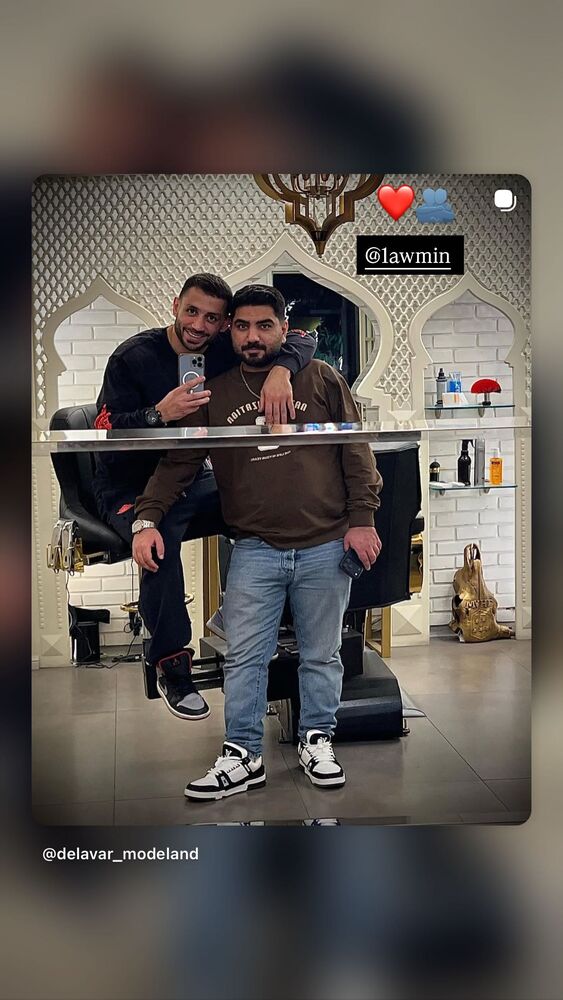 جدید ترین استوری اینستاگرام دلاور رضایی