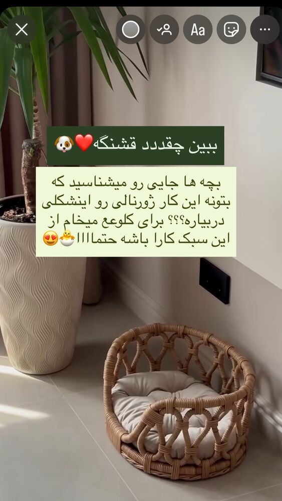  جدید ترین استوری اینستاگرام دنیز