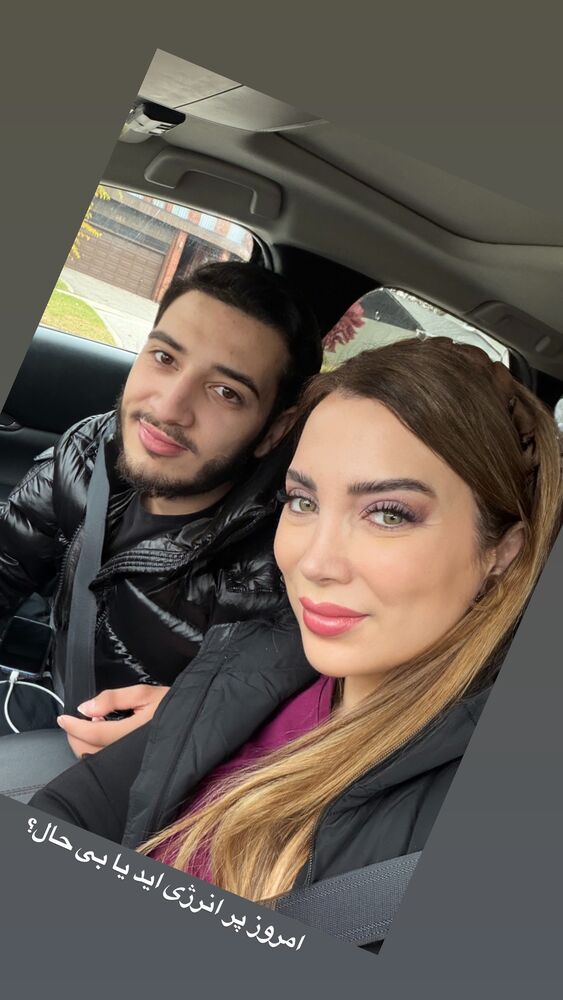  جدید ترین استوری اینستاگرام مهناز فرید