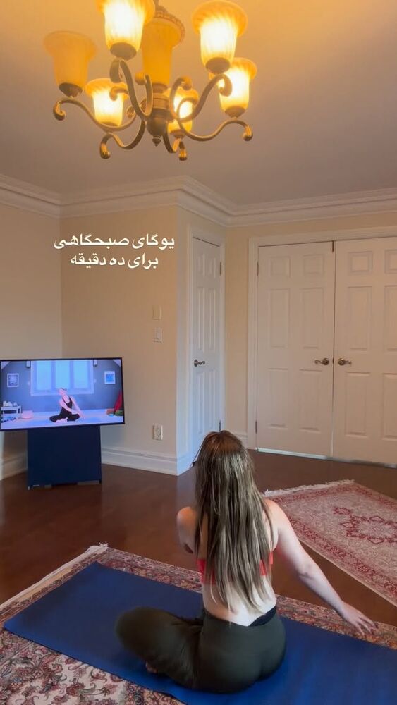  جدید ترین استوری اینستاگرام مهناز فرید
