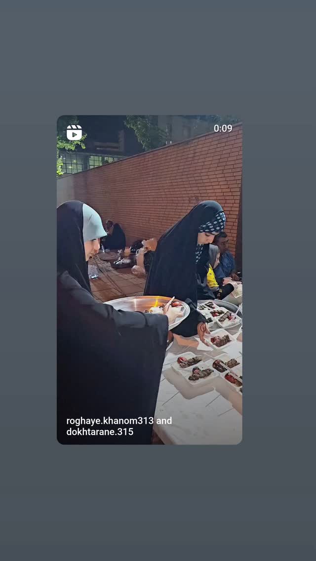  جدید ترین استوری اینستاگرام خادم رقیه 315